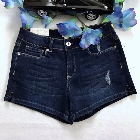 Jessica Simpson NWT Jean Shorts Girls 10 - Picture 3 of 7